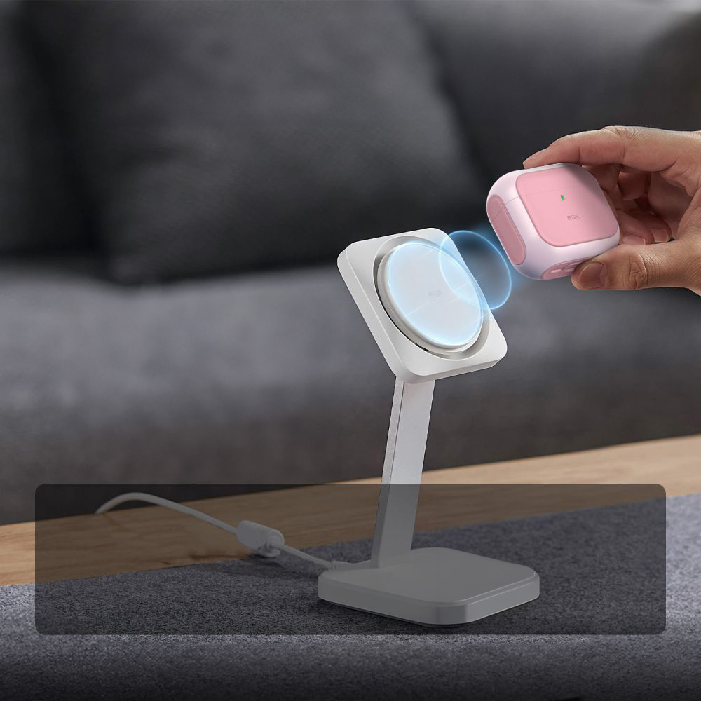 Etui ESR Orbit HaloLock MagSafe do Apple AirPods 4, różowe